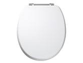 Soft Close High Gloss White Toilet Seat